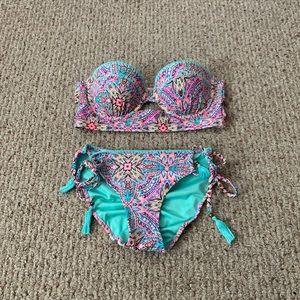 Patterned Bikini Pair